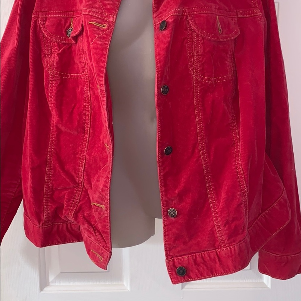 Old Navy Red Corduroy Jacket - Picture 2 of 3